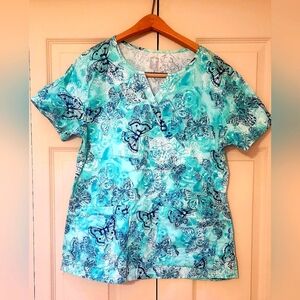 Womens scrub top